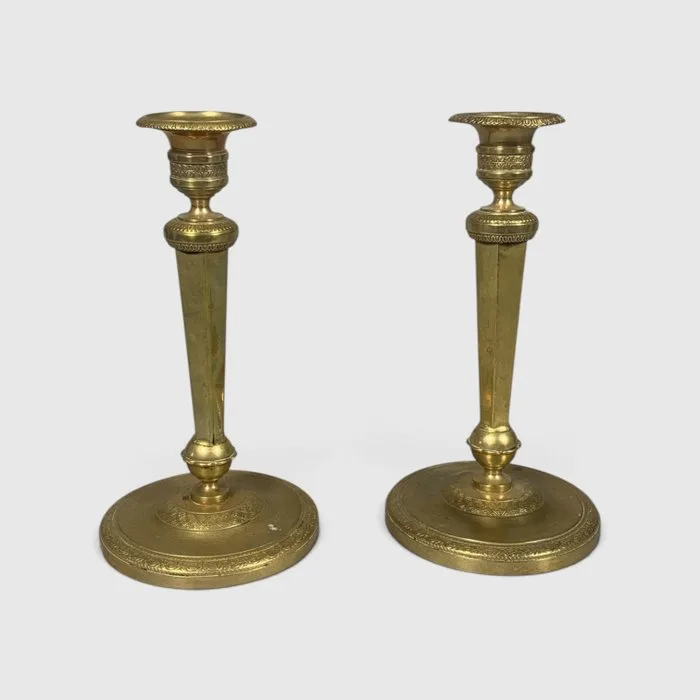Epoque Empire circa 1800 - Taperstick - Bronze