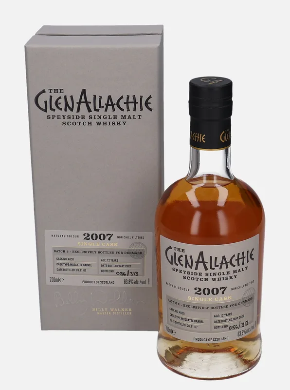 Glenallachie – 2007 12 Year Old Batch 2 (70cl, 63.8%)