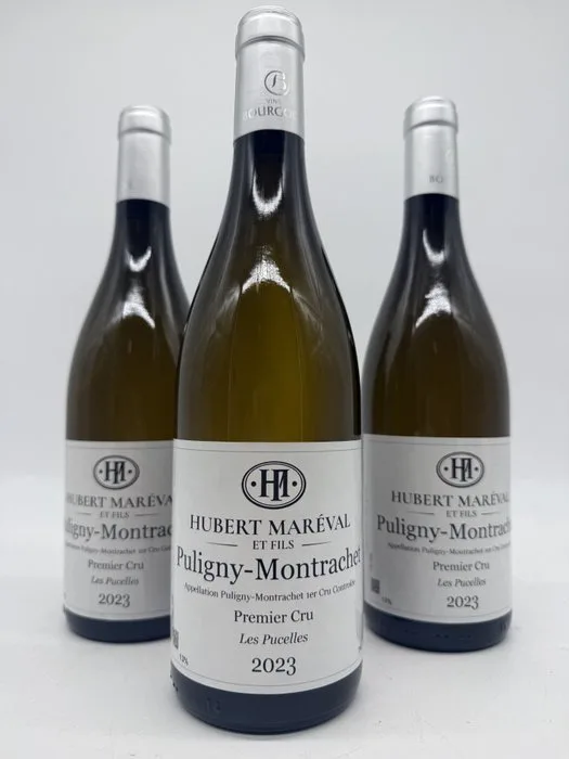 2023 Hubert Maréval et Fils "Les Pucelles" - Puligny Montrachet 1er Cru - 3 Bottles (0.75L)