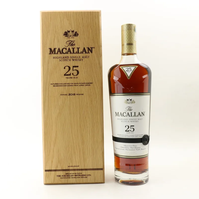 Macallan – 25 Year Old Sherry Oak 2018 Release (70cl, 43%)