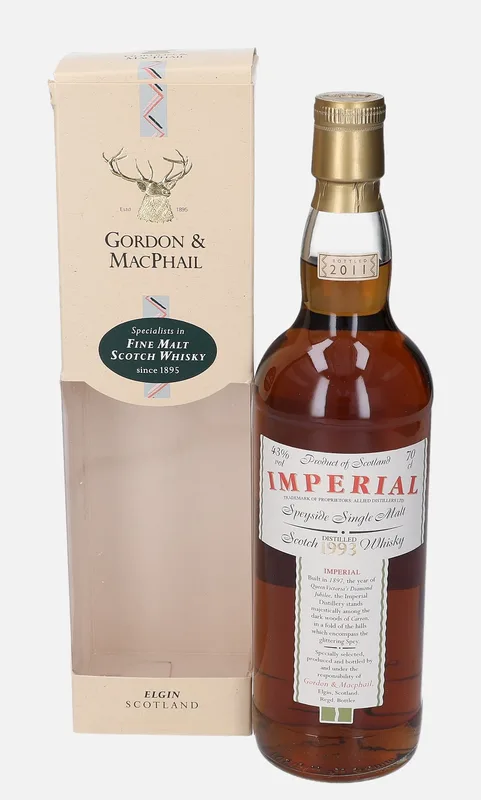 Imperial – 1993 Gordon & MacPhail Distillery Labels