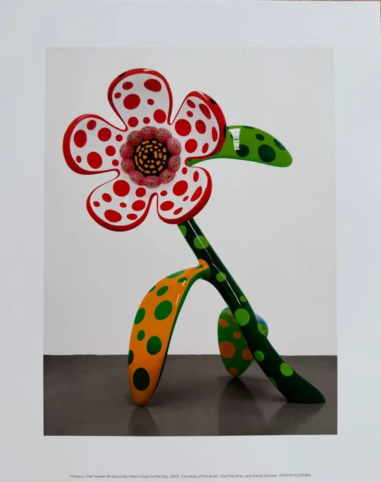 Yayoi Kusama - after (1929-2026), Flowers That Speak All about My Heart Given to the Sky, 2018, Courtesy of the