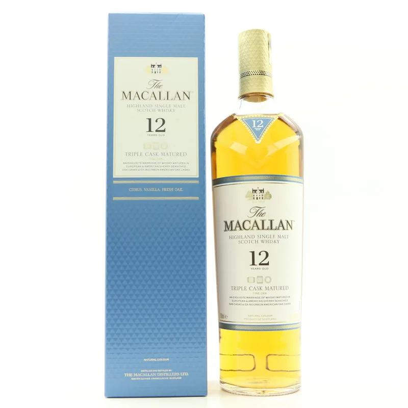 Macallan – 12 Year Old Fine Oak Triple Cask (70cl, 40%)