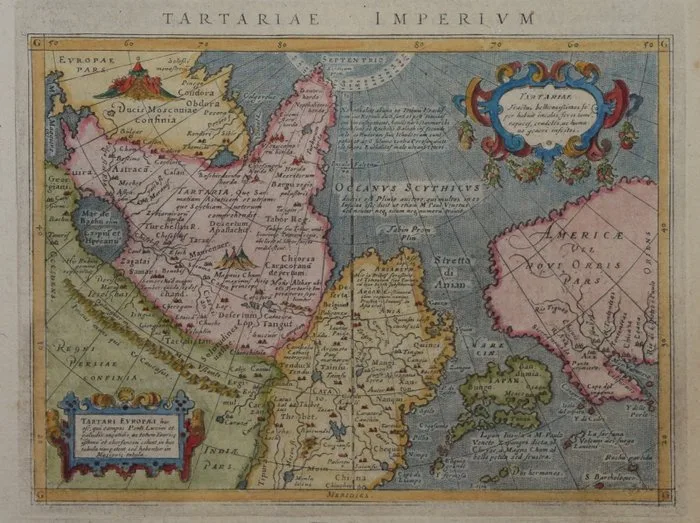 Asia - North America, Japan, Tartary.; Magini - Tartariae Imperium - 1601-1620