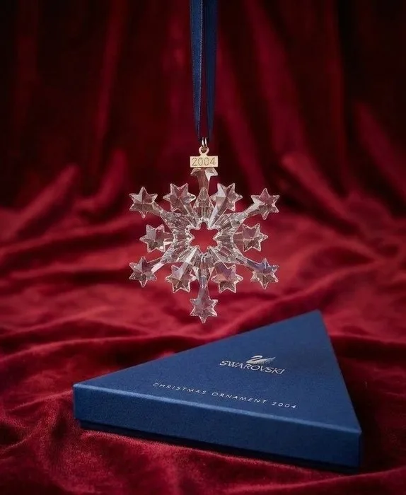 Swarovski - Figurine - Christmas Ornament - Annual Edition 2004 - 631562 - Box + Certificate - Crystal