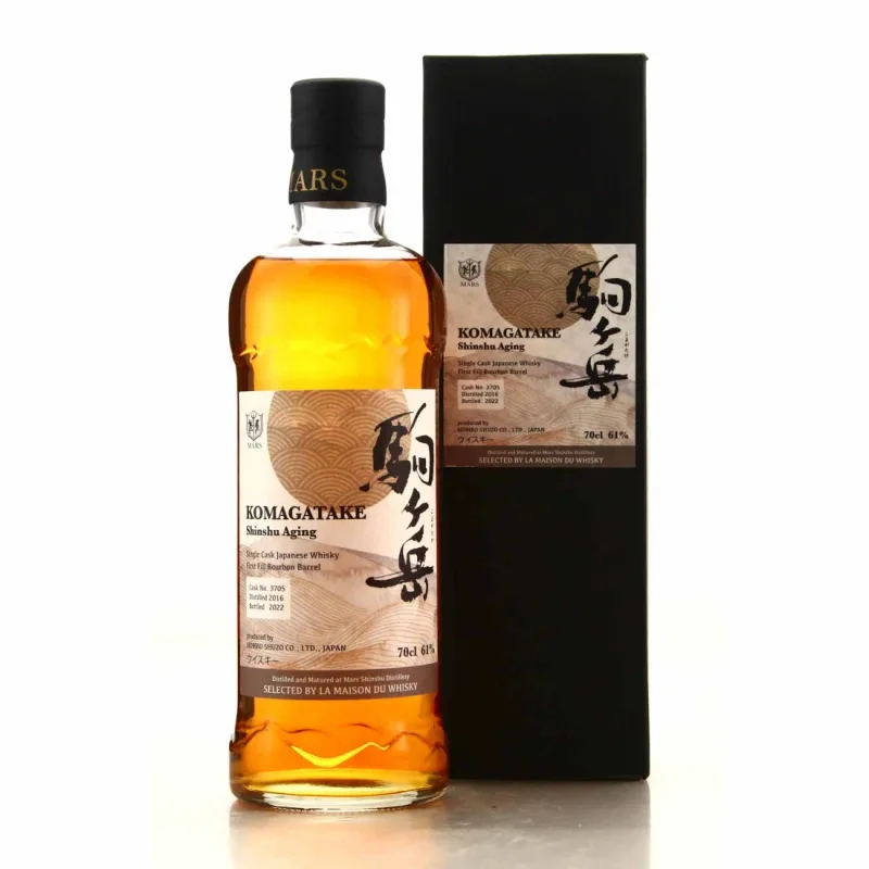 Mars Komagatake 2016 Single Shinshu Aging 1st Fill Bourbon Cask #3705