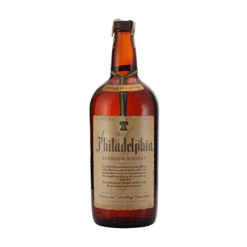 Philadelphia 7 Year Old Blended Whiskey 40 Fl.Ozs 1970s