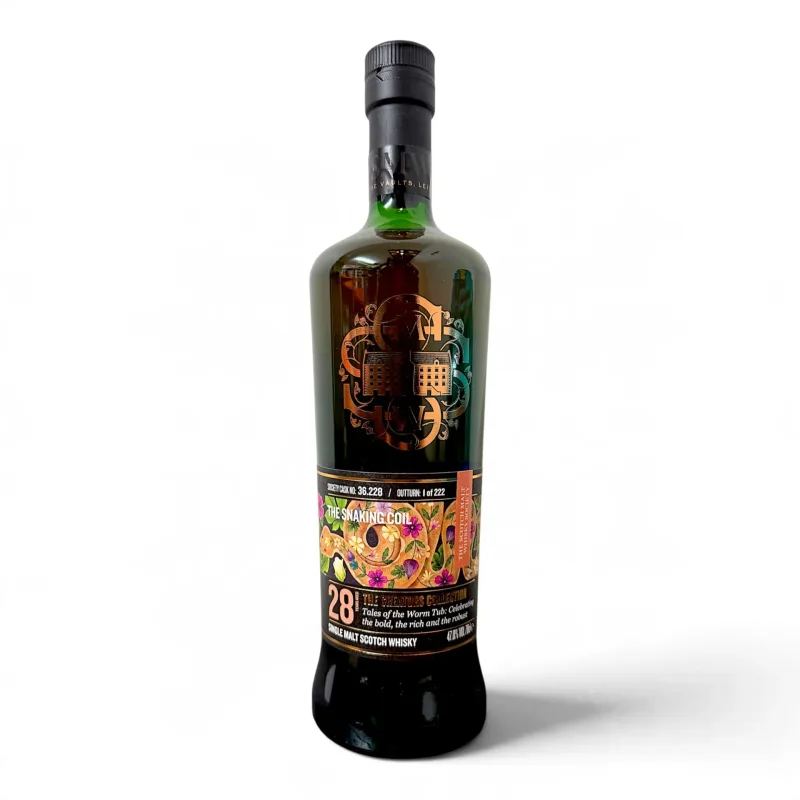 Benrinnes – 28 Year Old 1996 SMWS Single 1st Fill American Oak PX Cask 36.228 The Snaking Coil 'The Creators Collection Tales Of The Wormtub' (2025) (70cl, 47%)