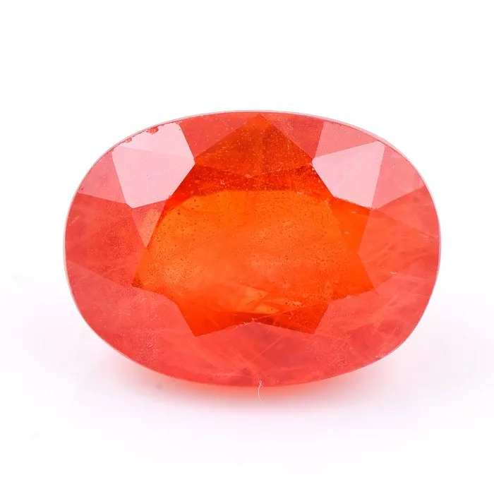 1 pcs Orange Sapphire - 5.84 ct - International Gemological Institute (IGI)