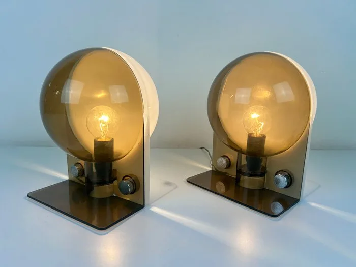 Harvey Guzzini - Sergio Brazzoli e Ermanno Lampa - Lamp (2) - Sirio - Plastic