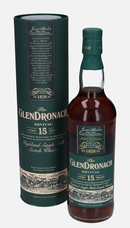 Glendronach – Revival 15 Year Old (70cl, 46%)
