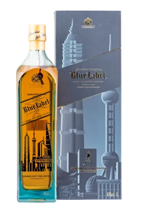 Johnnie Walker Blue Label Shanghai Duty Free Limited Edition Design