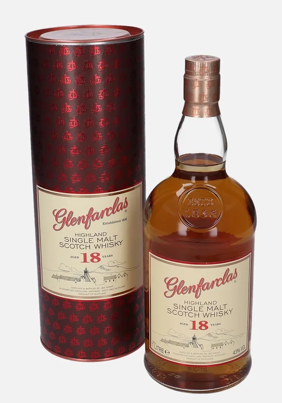 Glenfarclas – 18 Year Old (1L, 43%)