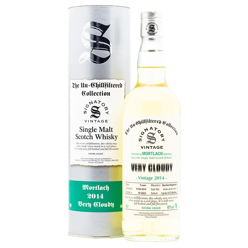 Signatory Vintage Mortlach 8 Years Old 2014/2023 Cask 300299+300300+300301 Very Cloudy (70cl, 40%)