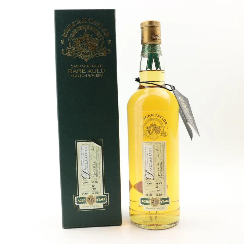 Dallas Dhu – 1981 26 Year Old Duncan Taylor (70cl, 58.8%)