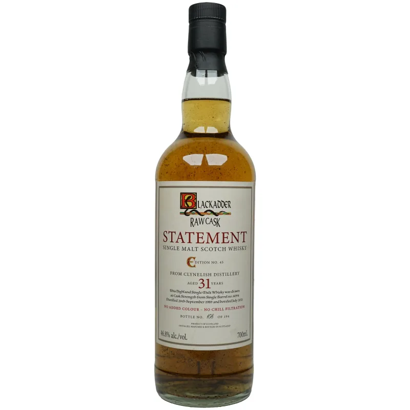 Clynelish – 31 Year Old 1989/2021 Blackadder Single Cask #6094