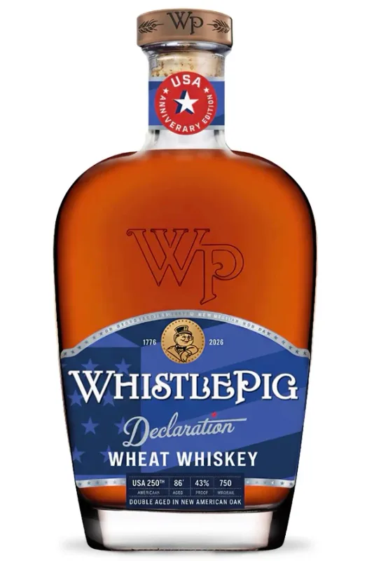 WhistlePig – Declaration Limited Edition American Double Aged Wheat Whiskey, USA 250th Anniversary Release