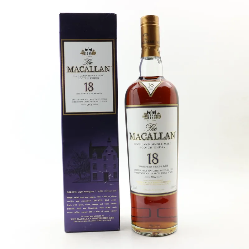 Macallan – 18 Year Old 2016 Release (70cl, 43%)