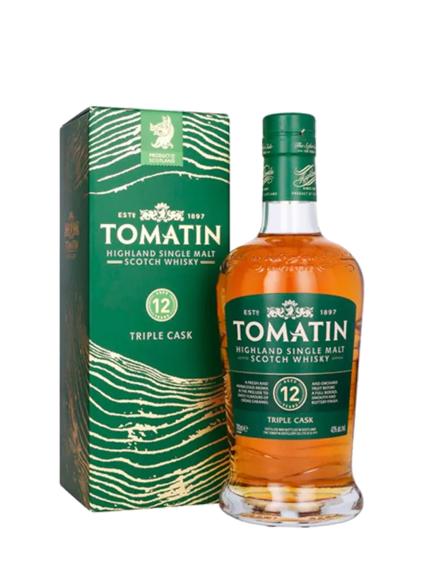 Tomatin – 12 Year Old Triple Cask Single Malt Scotch Whisky