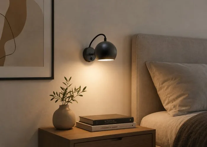 Frandsen - Benny Frandsen - Wall lamp (2) - Ball Black - Metal - 2 Items