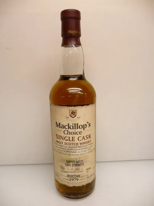 Mosstowie 1979 20 years old Mackillop's Choice Single Cask - b. 1999 - 70cl