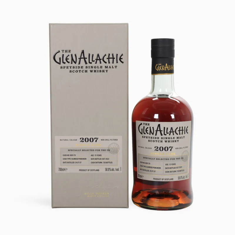 Glenallachie – 15 Year Old (2007) Single Cask #800179 (UK Exclusive)