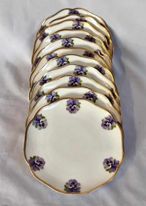 Rosenthal - zestaw talerzy deserowych - 1910 - 1920 - Plate (11) - Madeleine - Porcelain