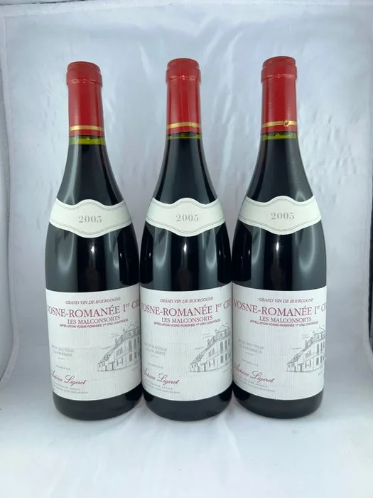 2005 A. Ligeret Aux Malconsorts - Burgundy, Vosne-Romanée 1er Cru - 3 Bottle (0.75L)