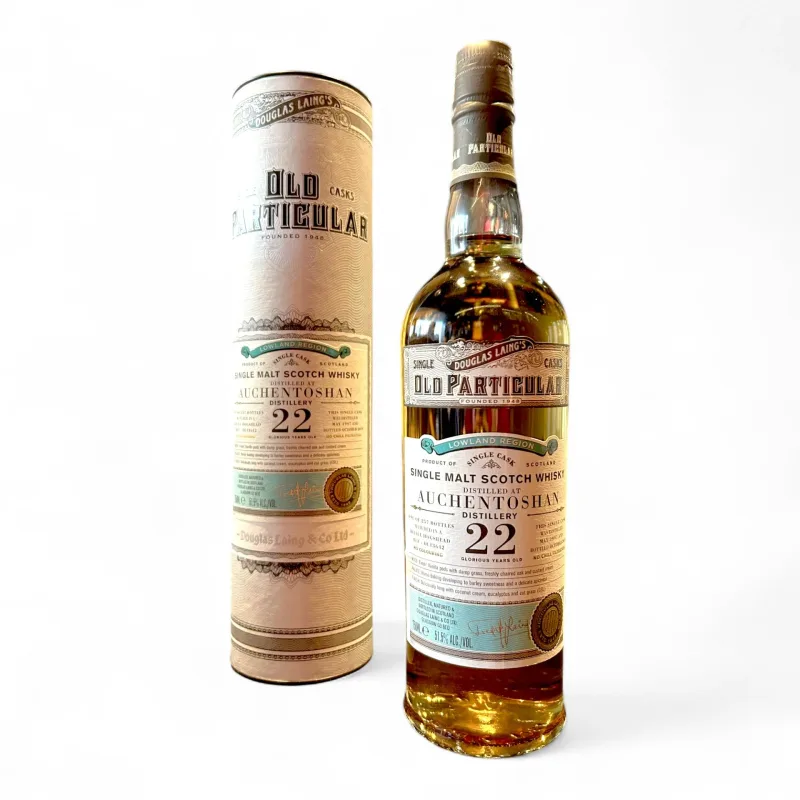 Auchentoshan – 22 Year Old 1997 Douglas Laing Old Particular Single Bourbon Cask USA Exclusive Lowland Single Malt Scotch Whisky (2019) (75cl)