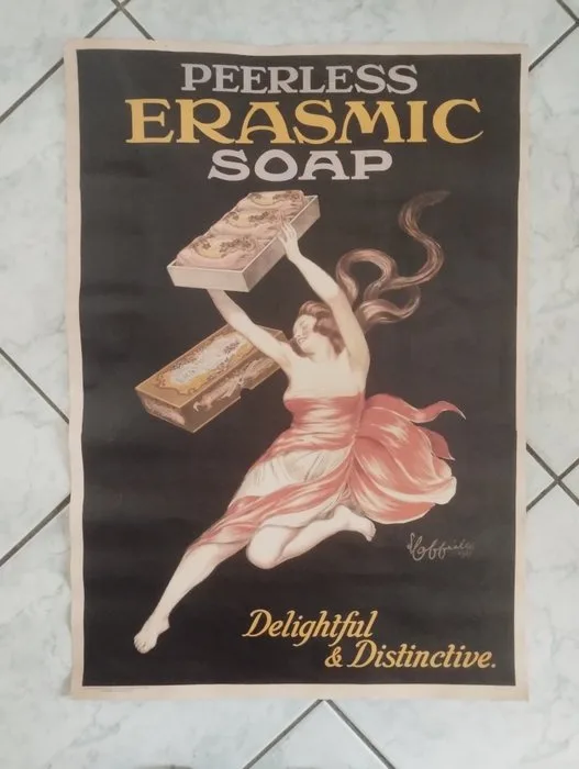 Leonetto Cappiello - Peerless Erasmic Soap - 1970s