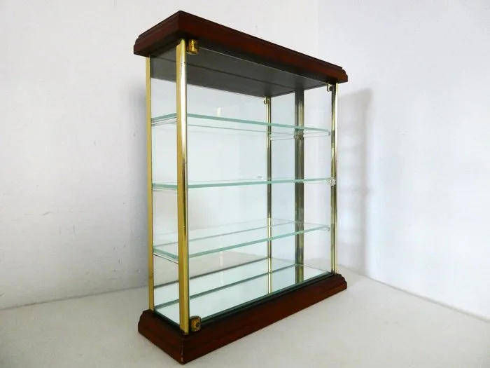 Display case - Display cabinet for your finest miniature collection, e.g. crystal porcelain or relics - mirror glass - Display cabinet, Trinket cabinet, Cabinet