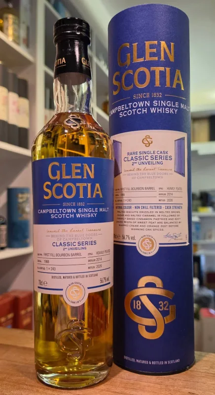 Glen Scotia – 2014 Single Cask Heavily Peated, Classic Series