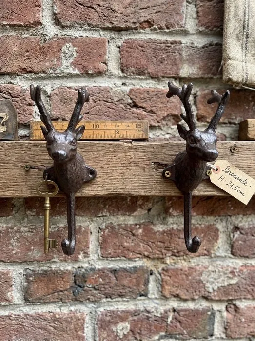 Decorative ornament (2) - Europe - A Pair Deer Hooks
