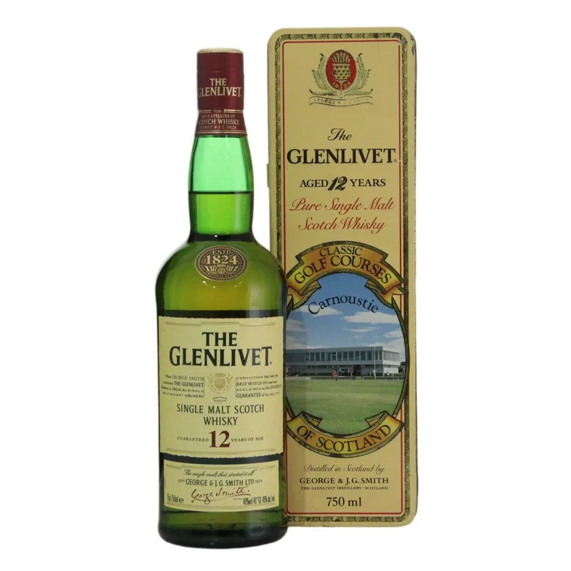 Glenlivet – 12 Year Old / Carnoustie Golf Course Tin