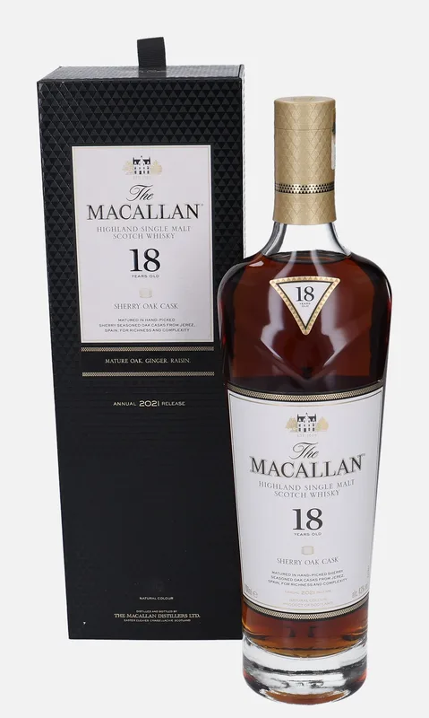 Macallan – 18 Year Old Annual 2021 Release (70cl, 43%)
