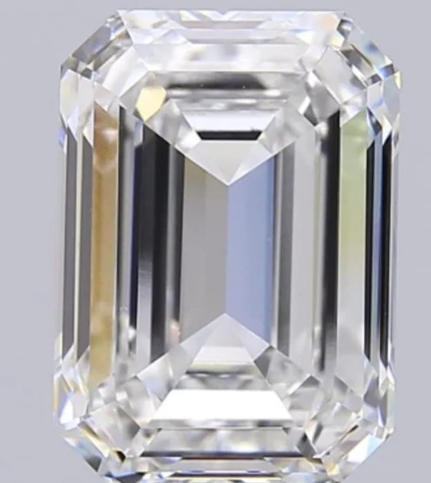 1 pcs Diamond (Lab-grown) - 7.01 ct - Emerald - D (colourless) - VS1 - International Gemological Institute (IGI)