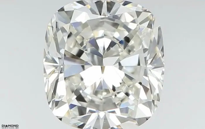 1 pcs Diamond (Natural) - 1.01 ct - Cushion - J - VS1 - Gemological Institute of America (GIA)
