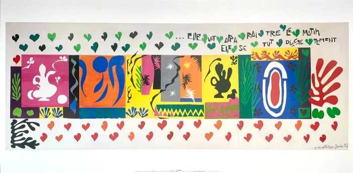 Henri Matisse (1869-1954), after - Mille et Une Nuits - Offset lithograph - 100x50 - SIAE licensed print - 2006