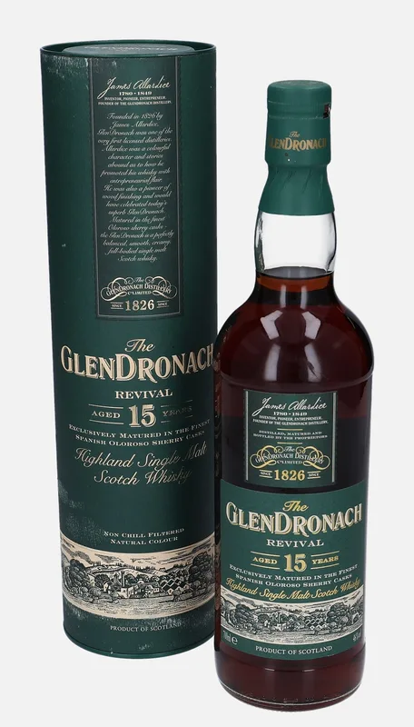 Glendronach – Revival 15 Year Old (70cl, 46%)