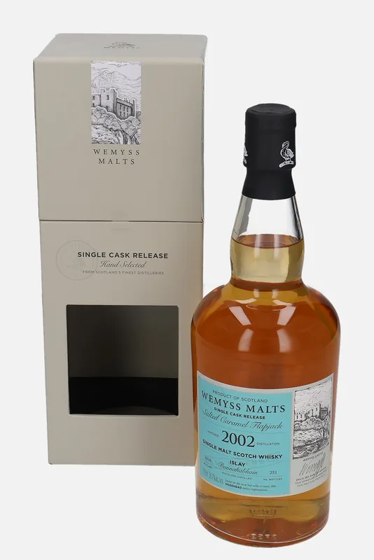Bunnahabhain – Salted Caramel Flapjack 2002 Wemyss Vintage Malts Wemyss Malts