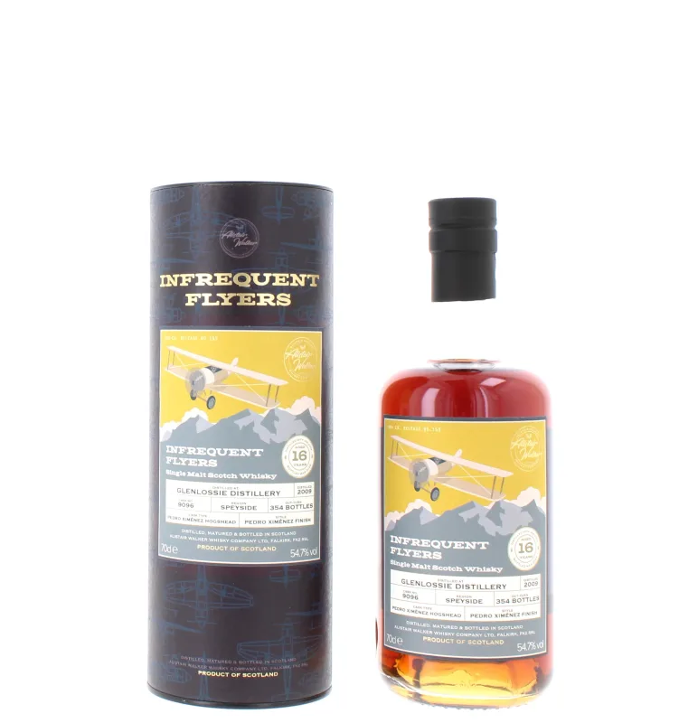 Glenlossie – 16 Year Old 2009 Cask No. 9096 Infrequent Flyers