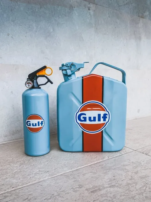 Gulf Jerrycan & Fire Extinguisher Set - PK Werks