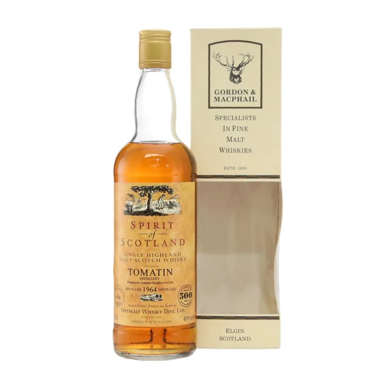Tomatin – 1964 Gordon and MacPhail Spirit of Scotland