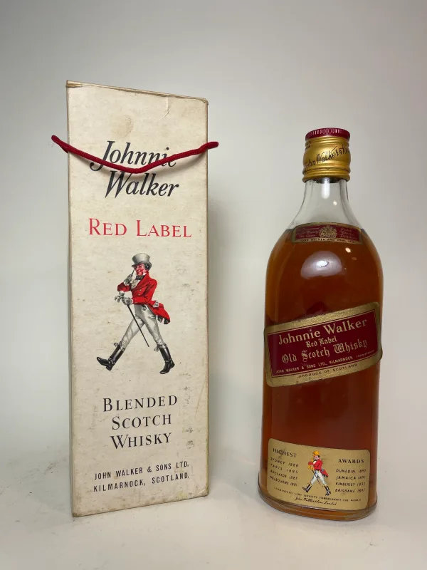 Johnnie Walker Red Label Old Scotch Whisky 1970s (50cl)