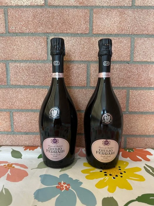 Cantine Ferrari, Giulio Ferrari Riserva del Fondatore 2007 & 2008 - Trentino Alto Adige Rosé - 2 Bottles (0.75L)