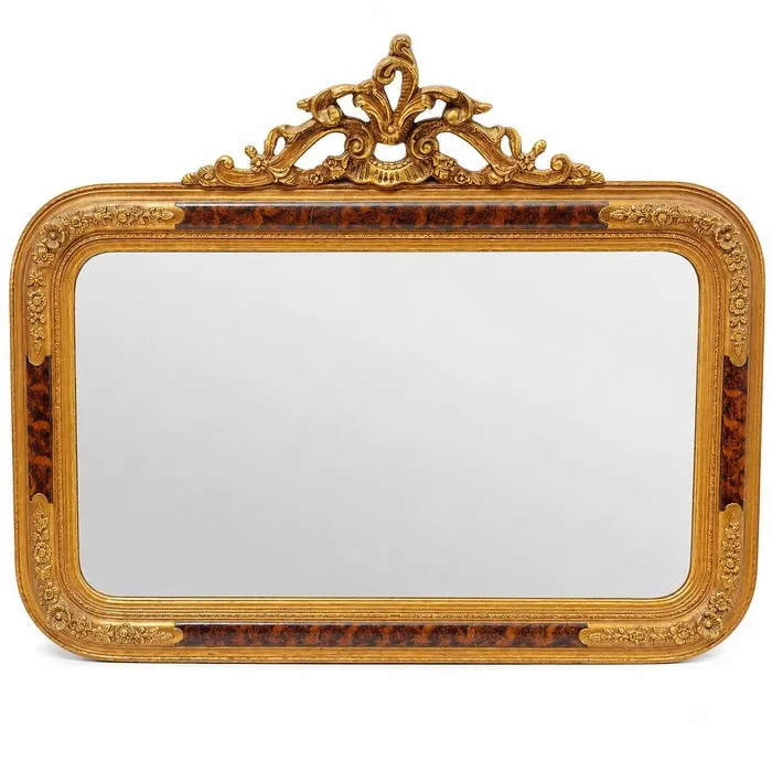 Wall mirror - Wood, Glass