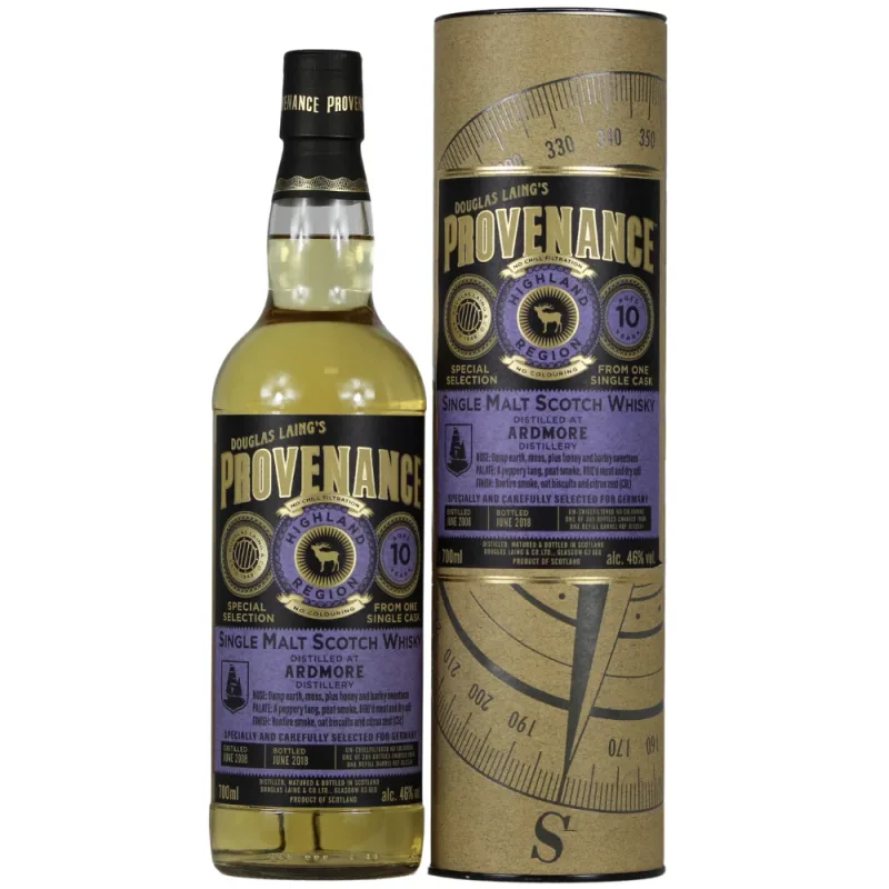 Ardmore – 10 Year Old Douglas Laing's Provenance 2008/2018