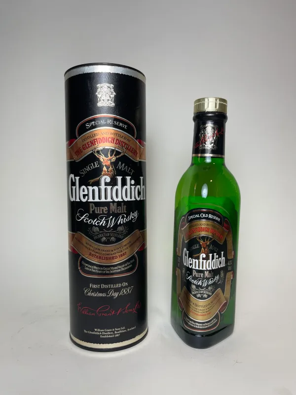 Glenfiddich Special Old Reserve Pure Malt Scotch Whisky - 1980s (35cl, 40%)