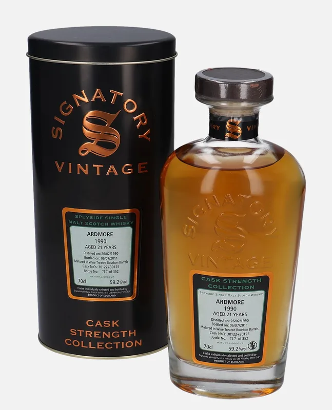 Ardmore – 1990 21 Year Old Signatory Vintage Scotch Whisky Co. Cask Strength Collection