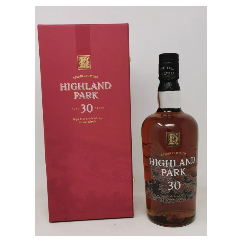 Highland Park – 30 Year Old Screen Printed Bottle